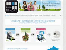 Tablet Screenshot of en-sa-memoire.fr